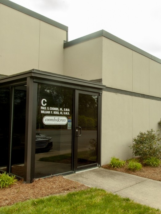 Exterior of front door of Rock Hill dental office