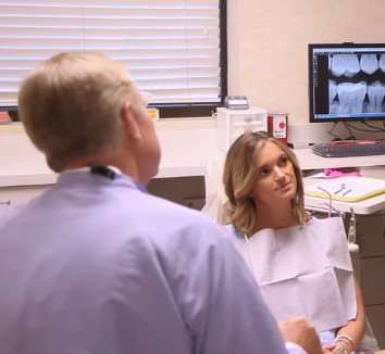 photo of Dr. Ross With Patient