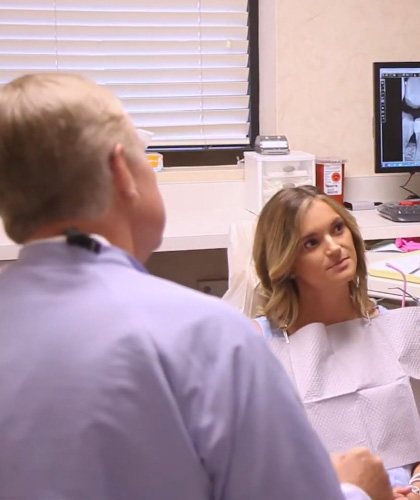 photo of Dr. Ross With Patient