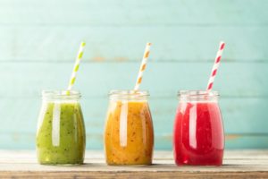 colorful smoothies to drink after all-on-4 dental implants in Rock Hill