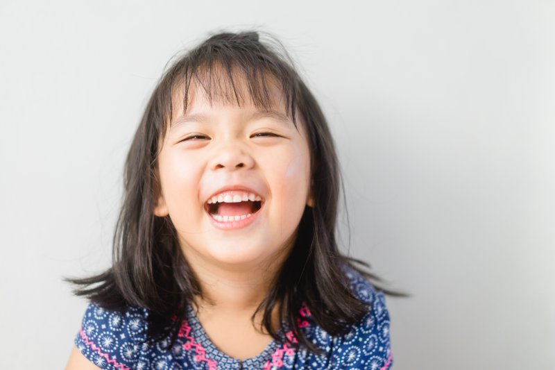 portrait of a smiling child